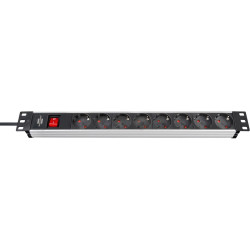 Brennenstuhl Steckdosenleiste Alu-Line 48,3cm  8x 2m Schal