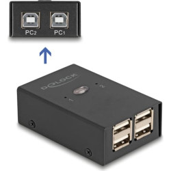 Delock USB 2.0 Switch 2 PC to 4 devices