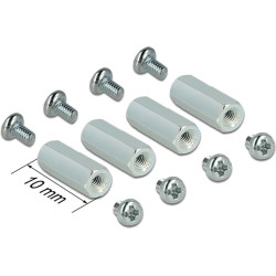 Delock Mounting Kit M2.5 Spacer hexagon insideinside 10 mm for Raspberry Pi
