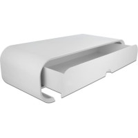 Delock Monitor Stand with Drawer white