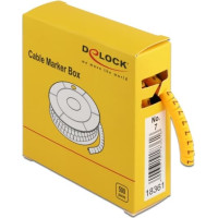Delock Cable Marker Box, No. 7, yellow, 500 pieces