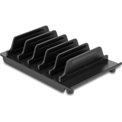 Delock Device stand for 6 tablets or smartphones black