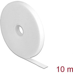 Delock Hook-and-loop tape on roll L 10 m x W 13 mm white