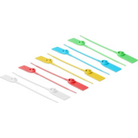 Delock Cable Ties with label tap L 180 x W 2.5 mm 10 pieces assorted colors