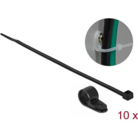 Delock Mounting Clamp 15.8 mm with Cable Tie L 350 x W 4.8 mm black
