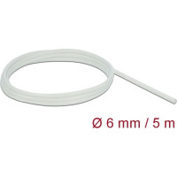 Delock Fiberglass Sleeving 5 m x 6 mm white