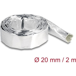 Delock Cable Sleeve made of glass fiber and aluminium 2 m x 20 mm