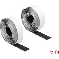 Delock Hook-and-loop tape self-adhesive L 5 m x W 25 mm black