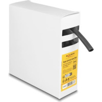 Delock Heat shrink tube Box, with inside adhesive, shrinkage ratio 4:1, 5 m x 8 mm black