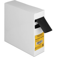 Delock Heat shrink tube Box, with inside adhesive, shrinkage ratio 3:1, 5 m x 25.4 mm black