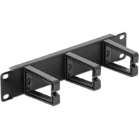 Delock 10″ Cable Management Panel black