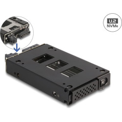 Delock Slim Bay Mobile Rack for 1 x 2.5″ U.2 NVMe SSD