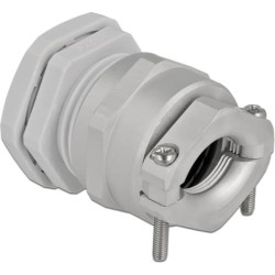 Delock Cable Gland PG29 with strain relief and bending protection grey