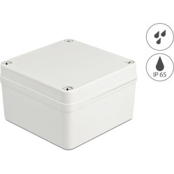 Delock Installation Housing IP65 waterproof 125 x 125 x 75 mm grey