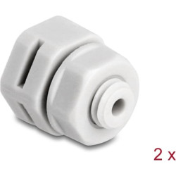Delock Ventilation Plug M6 grey 2 pcs