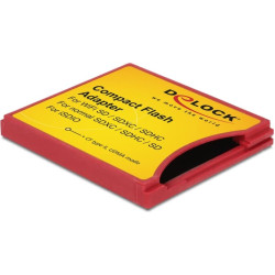 Delock Compact Flash Adapter for iSDIO (WiFi SD), SDHC, SDXC Memory Cards