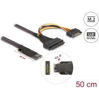 Delock M.2 Key M to U.2 SFF-8639 NVMe Adapter with 50 cm cable