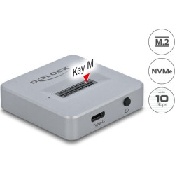 Delock M.2 Docking Station for M.2 NVMe PCIe SSD with USB Type-C™ female