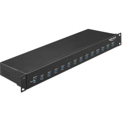 Delock 19″ Industry Hub 13 x USB 3.1 Gen 1 Type-A