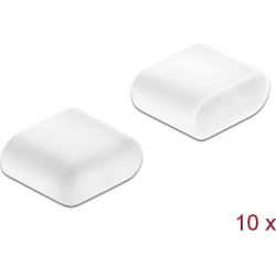Delock Dust Cover for USB Type-C™ male 10 pieces white