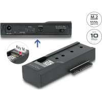 Delock USB Type-C™ Converter for 1 x M.2 SSD or 1 x SATA SSD / HDD
