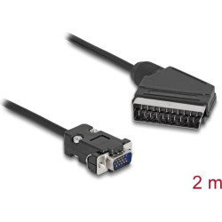 Delock Cable Video Scart male (output) > VGA male (input) 2 m