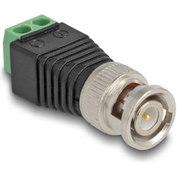 Delock Adapter BNC male  Terminal Block 2 pin