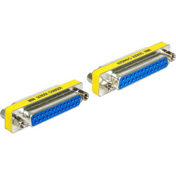 Delock D-Sub 25 pin female > female Gender Changer