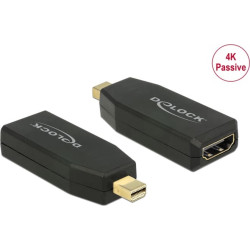 Delock Adapter mini DisplayPort 1.2 male > HDMI female 4K Passive black