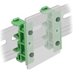 Delock DIN rail clip for PCB 4 pieces