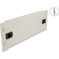 Delock 10″ Network Cabinet Blind Cover tool free 2U grey