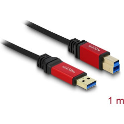 Delock Cable USB 3.0 Type-A male > USB 3.0 Type-B male 1 m Premium