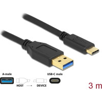 Delock SuperSpeed USB (USB 3.2 Gen 2) Cable Type-A to USB Type-C™ 3 m
