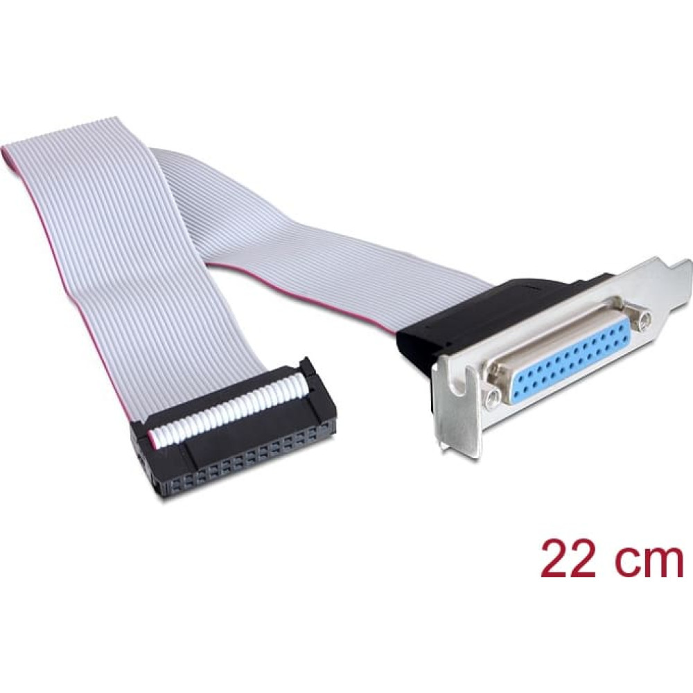 Delock Low Profile Slot Bracket > 1 x Parallel