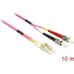 Delock Cable Optical Fibre LC > ST Multi-mode OM4 10 m