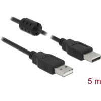 Delock Cable USB 2.0 Type-A male > USB 2.0 Type-A male 5.0 m black
