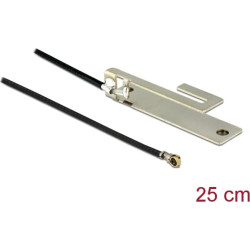 Delock WLAN 802.11 b/g/n Antenna I-PEX Inc., MHF® 4L plug 3 dBi 25 cm PIFA internal