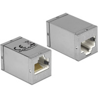 Delock Adapter RJ45 jack > RJ45 jack Cat.6 STP compact