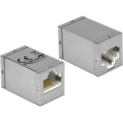 Delock Adapter RJ45 female / female Cat.6 compact
