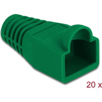 Delock Strain relief for RJ45 plug green 20 pieces