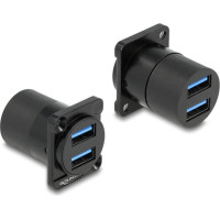Delock D-Type Module USB 5 Gbps Type-A 2 x female to 2 x female