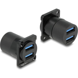 Delock D-Type Module USB 5 Gbps Type-A 2 x female to 2 x female