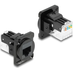Delock D-Type Module RJ45 Cat.6A female to LSA female