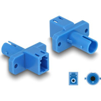 Delock Optical Fiber Hybrid Coupler LC Simplex female to ST Simplex female blue