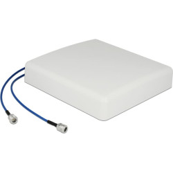 Delock LTE MIMO Antenna 2 x N jack 8 dBi directional with connection cable RG-402 37 cm outdoor beige