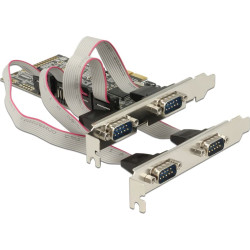 Delock PCI Express x1 Card to 4 x Serial RS-232