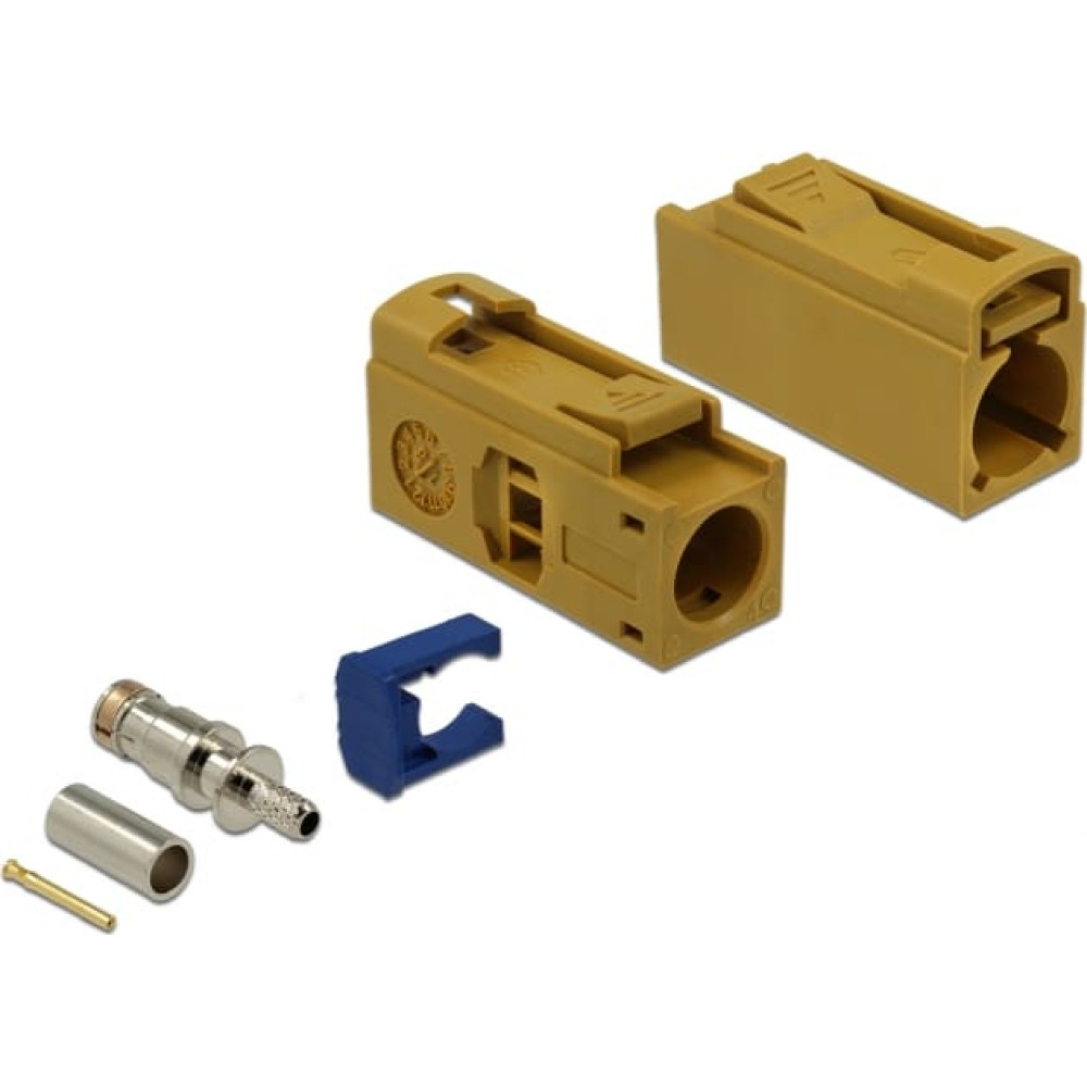 Delock FAKRA K jack 25 mm (long) for crimping