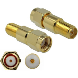 Delock Adapter RP-SMA plug to RP-SMA jack 3 GHz