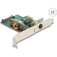 Delock PCI Express x1 Networking Card 2.5 Gigabit LAN 1 x M12 PoE+