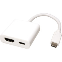 Roline Type C - HDMI Adapter, + 1x Type C PD, M/F